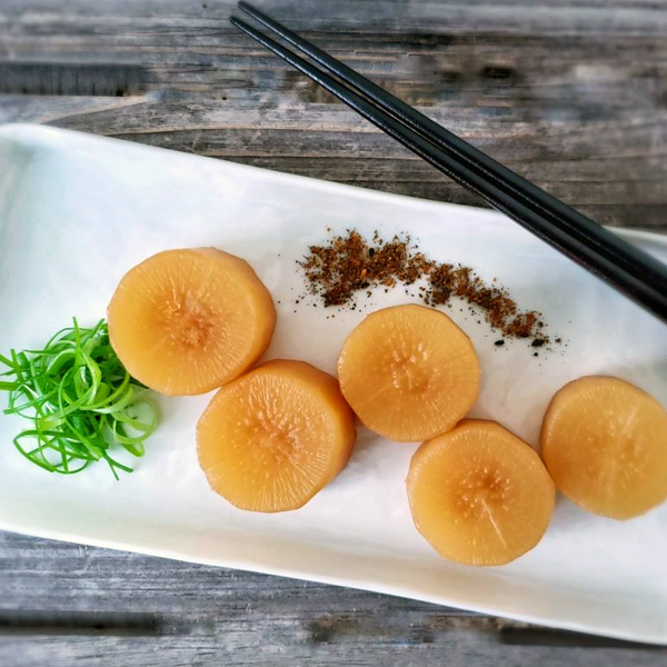 Kombu Dashi Braised Daikon